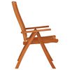 vidaXL Garden Chair Set of 4 Solid Wood Eucalyptus Wood with Oil Finish