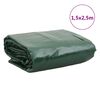 vidaXL Tarpaulin Green 4.9x8.2' 7.11 oz/ft&sup2;