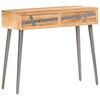 vidaXL Console Table Natural wood tones with grey