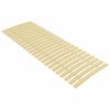 vidaXL Slatted Bed Base Natural wood Solid poplar wood 70 x 79 in