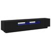 vidaXL TV Cabinet Set 2 pcs Black 78.74 x 13.78 x 15.75 in