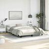vidaXL Bed Frame With Headboard Light Grey