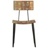 vidaXL Dining Chair Set of 2 Multicolors