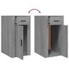 vidaXL Desk Cabinet Grey Sonoma Engineered Wood Medium Desk Cabinet