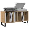 vidaXL Record Cabinet with Shelf Artisan oak 39.37 x 14.96 x 18.90 in