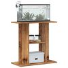 vidaXL Aquarium Stand Old Wood Engineered wood Medium Aquarium Stand