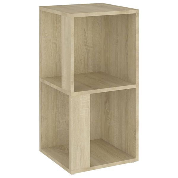 vidaXL Corner Cabinet Sonoma oak Engineered wood Medium Corner Cabinet