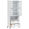vidaXL Highboard White