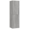 vidaXL Wall-mounted TV Cabinet Set of 2 Grey sonoma Engineered wood