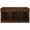vidaXL TV Cabinet Smoked oak Engineered wood Medium TV Cabinet