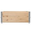 vidaXL Garden Planter Natural Wood Solid Pine Wood Large Foldable