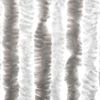 vidaXL Fly Curtain Light Grey and White 22.0x72.8" Chenille