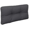 vidaXL Pallet Cushion Black 31.5"x15.7"x4.7" Fabric