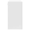 vidaXL Kitchen Wall Cabinet High gloss white Engineered wood