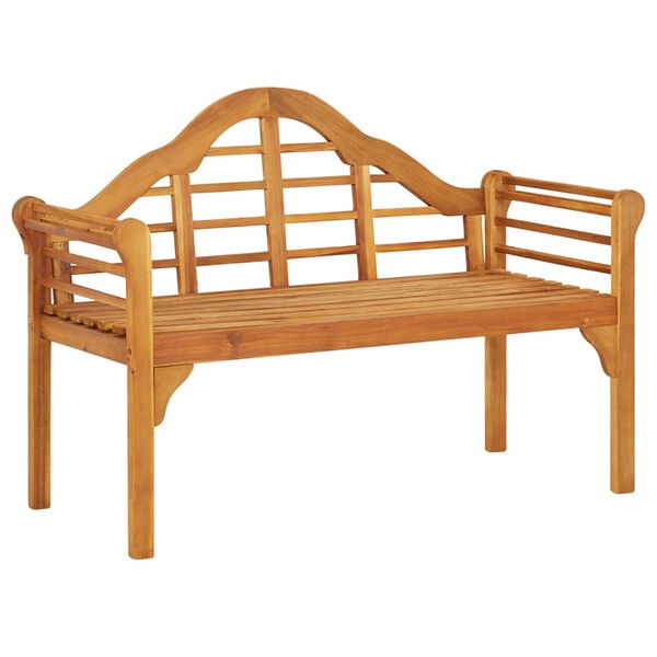 vidaXL Garden Bench Brown Solid Acacia Wood Medium Ergonomic