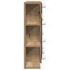vidaXL Mirror Cabinet Artisan Oak Engineered wood, acrylic Medium