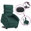 vidaXL Electric Stand Up Recliner Chair Dark Green