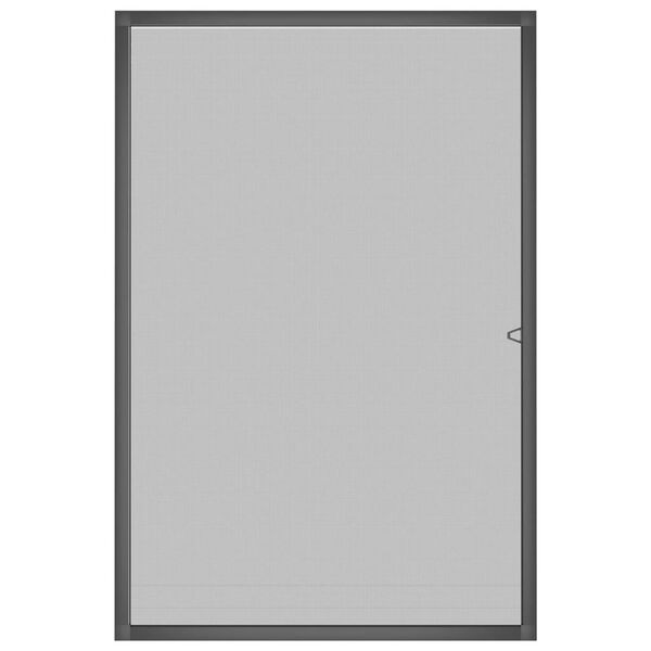 vidaXL Insect Screen Anthracite Aluminum, Fiberglass 35.4 x 47.2 in