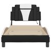 vidaXL Bed Frame Black and White