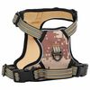 vidaXL Dog Harness Camouflage brown Polyester XL Adjustable Armrests