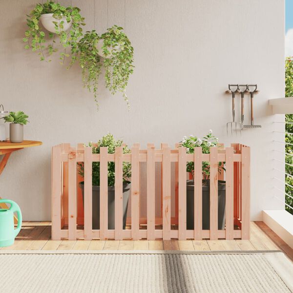 vidaXL Garden Raised Bed Natural wood Solid Douglas Fir wood