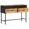 vidaXL Console Table Rough Mango Wood