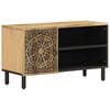 vidaXL TV Cabinet Brown Solid mango wood, iron TV Stand Rectangular
