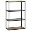 vidaXL Bookcase 27.56 x 13.78 x 43.31 in Solid Mango wood