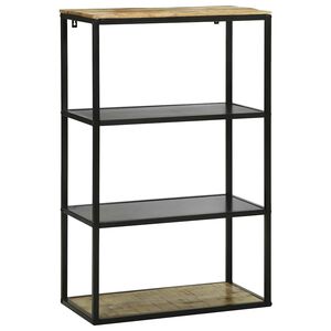 vidaXL Bookcase Brown 70 x 35 x 110 cm Solid Mango wood