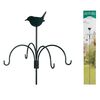 Esschert Design Bird Feeder Station Green Mild steel Medium
