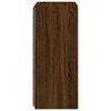vidaXL TV Wall Cabinet Brown Oak Engineered Wood Medium TV Wall Cabinet