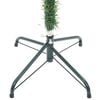 vidaXL Christmas Tree Green with white tips PVC and metal 70.9 in tall