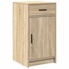vidaXL Dressing Table Brown 19.69 x 16.14 x 53.15 in Engineered Wood