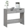 vidaXL Console Table Grey Sonoma Engineered Wood Medium Console Table