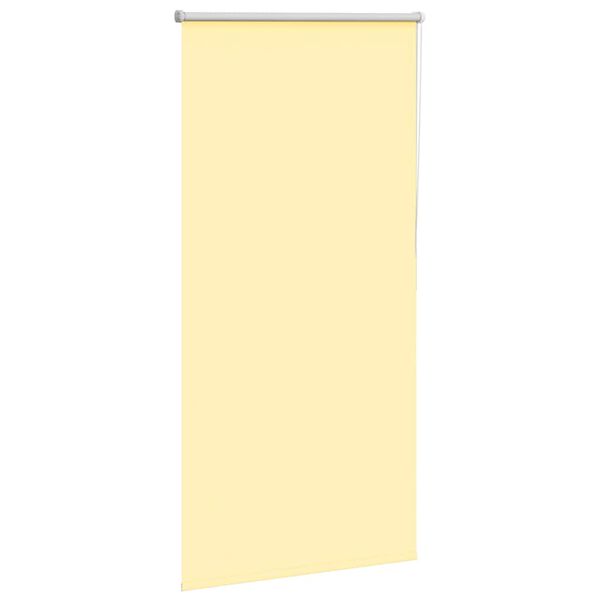vidaXL Roller Blind Yellow 100% Polyester 25.6 x 59.1 in