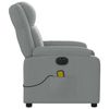 vidaXL Electric Massage Recliner Chair Light gray