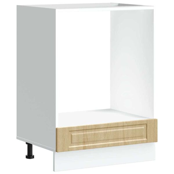 vidaXL Oven Cabinet Sonoma oak Engineered wood Compact Adjustable Feet