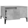 vidaXL Coffee Table Concrete Grey Engineered Wood Medium Coffee Table