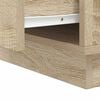 vidaXL Bedside Cabinet 2 pcs Sonoma Oak 15.35 x 13.58 x 19.69 in