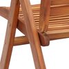 vidaXL Garden ChairSet of 8 Wood Color Solid Acacia Wood Standard