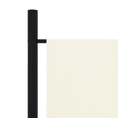 vidaXL 3-Panel Room Divider Cream White 59.1"x70.9"