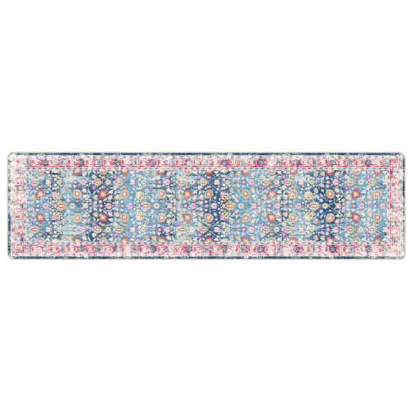 vidaXL Rug Colorful 100% Polyester 31.5 x 118.1 in Rug Rectangular