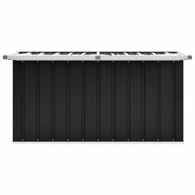 vidaXL Patio Storage Box Anthracite 50.8"x26.4"x25.6"