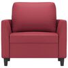 vidaXL Sofa Chair Wine Red