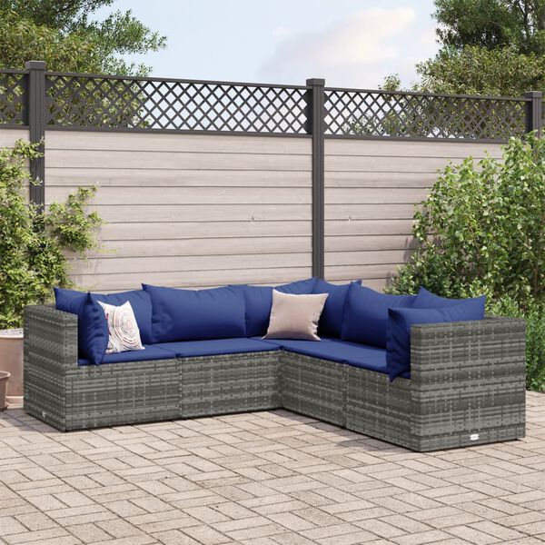 vidaXL Patio Lounge Set Grey