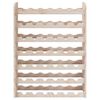 vidaXL Wine Rack 26.6x9.8x34.3" Solid Wood Pine