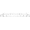 vidaXL Dog Kennel Silver Steel Extra Large Dog Kennel Rectangular