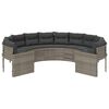 vidaXL Patio Sofa Gray