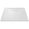 vidaXL Shower Base Tray SMC White 39.4"x27.6"