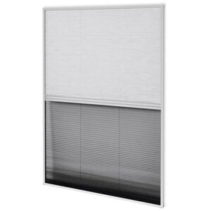vidaXL Window Screen White & Black